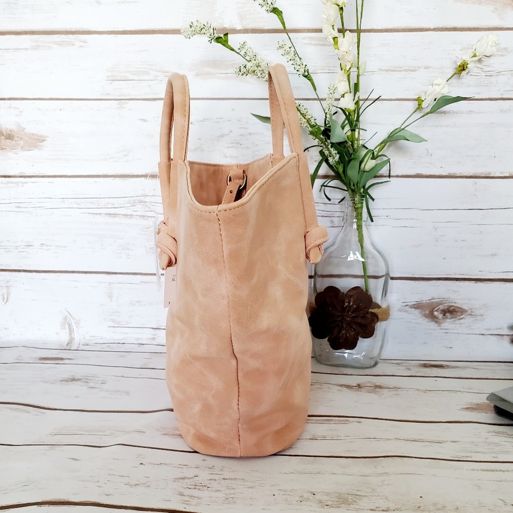 NWT | Anthropologie Kaitlyn Knotted Tote - Rose - Picture 5 of 8